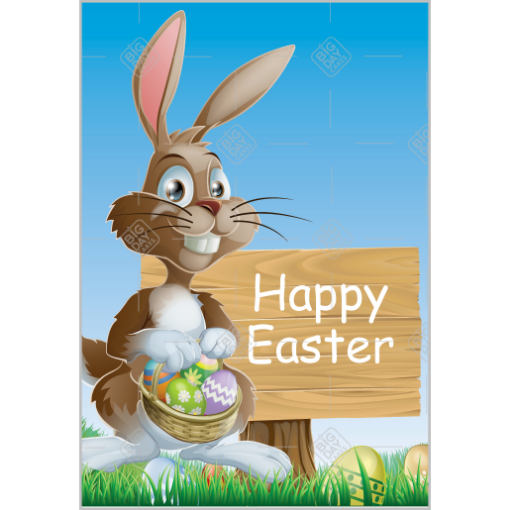 Easter bunny topper - portrait