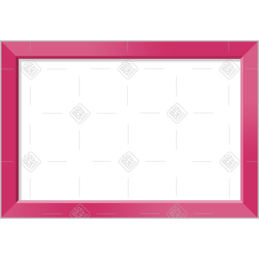 Simple pink frame - landscape