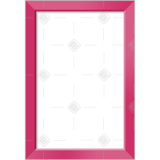 Simple pink frame - portrait