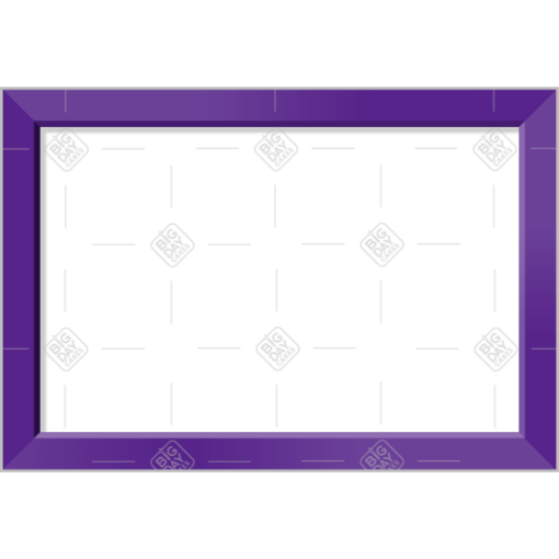 Simple purple frame - landscape