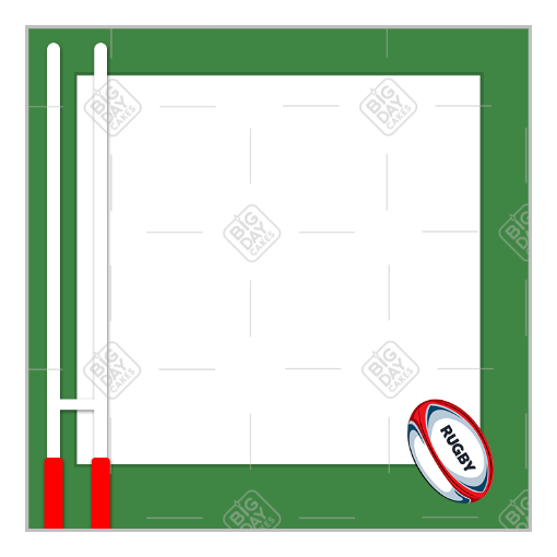 Rugby posts frame - square