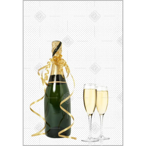 Champagne topper - portrait